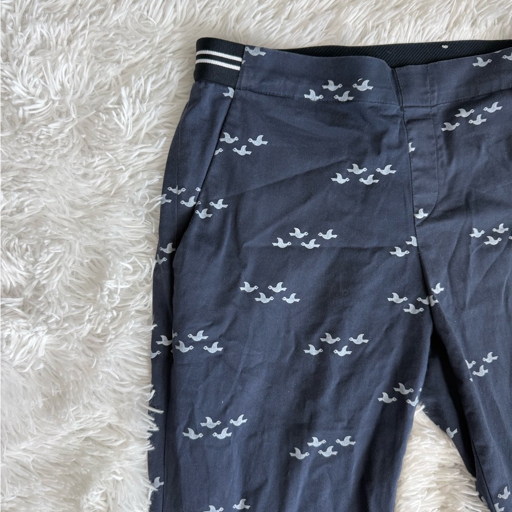 Uniqlo Bird Print Straight Leg Pants - Picture 4 of 10